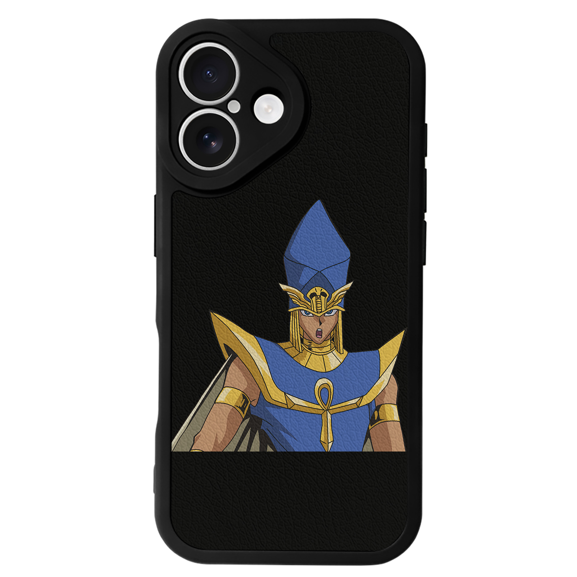 遊☆戯☆王 Yu-Gi-Oh! 【iPhone 16シリーズ対応】シリコンスマホケース（レザー調） 材質：シリコン